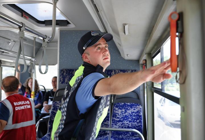 Büyükşehir’de toplu taşıma araçlarına klima denetimi