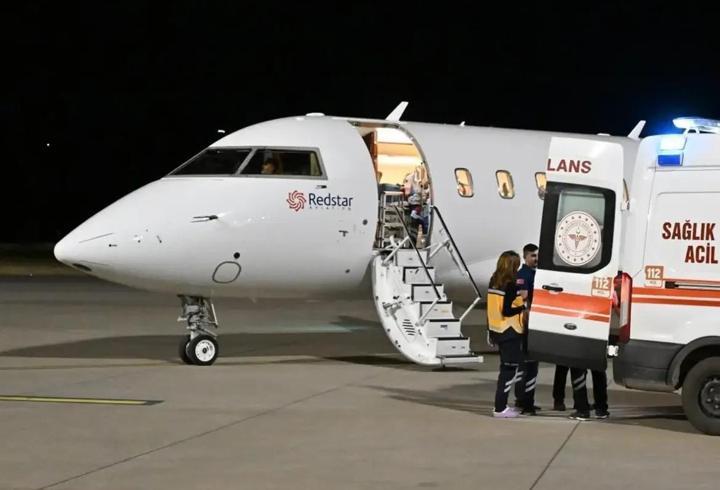 Kalp rahatsızlığı olan 4 aylık bebek, uçak ambulansla İstanbul’a sevk edildi