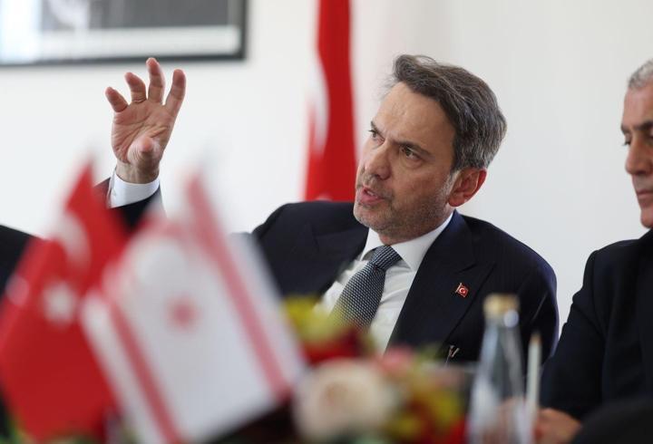 Bakan Bayraktar'dan, KKTC enerji güvenliği mesajı