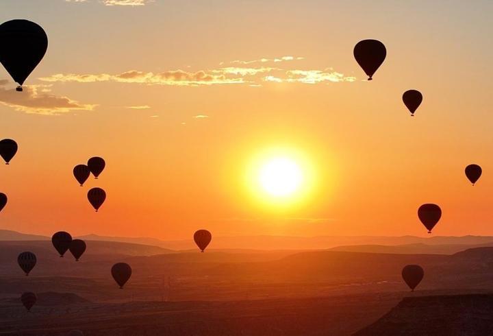 Kapadokya, eşsiz gün batımı manzarasıyla dünyada ilk sırada