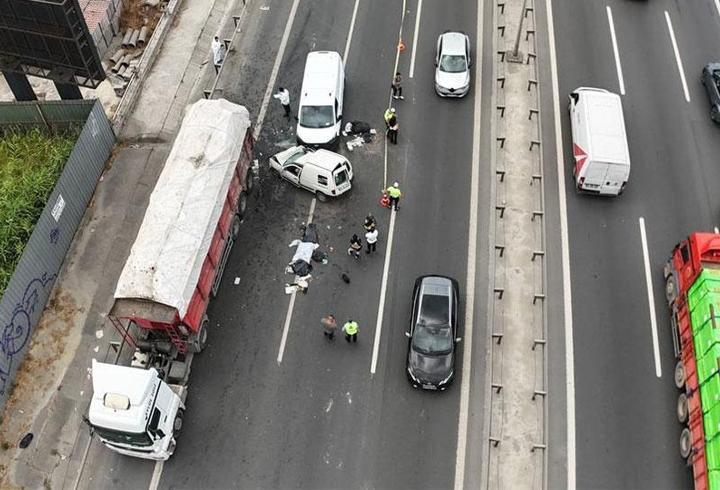 İstanbul'da yola bırakılan tuğla ölüm getirdi