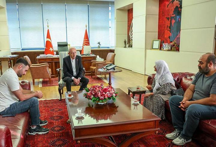 Kemal Kılıçdaroğlu, Narin Güran'ın ailesini kabul etti