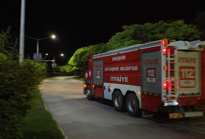 Eskişehir’de TEI yerleşkesinde yangın