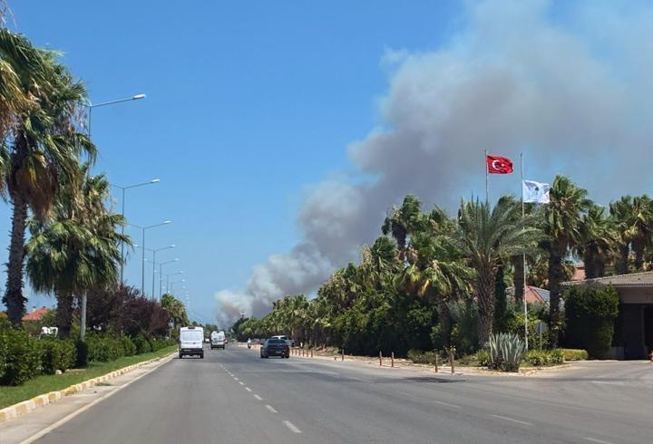 Antalya'da orman yangını