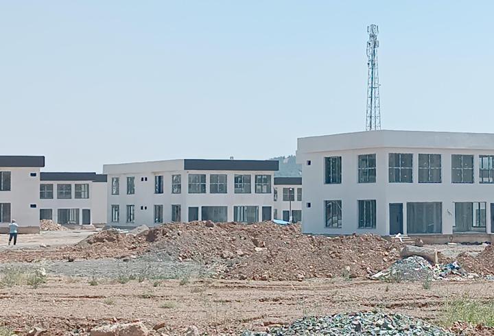 Nurdağı’nda galericiler sitesi inşaatının yüzde 85’i tamamlandı
