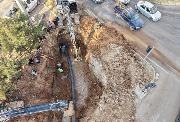Mardin'de altyapı çalışmaları sürüyor