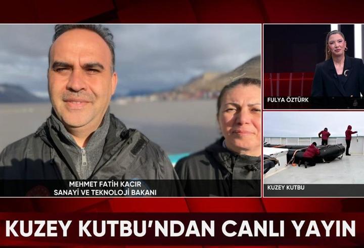 Bilim seferinden canlı yayınla CNN Türk'te çarpıcı açıklama! Bakan Kacır: "Erime hızı çok ciddi"