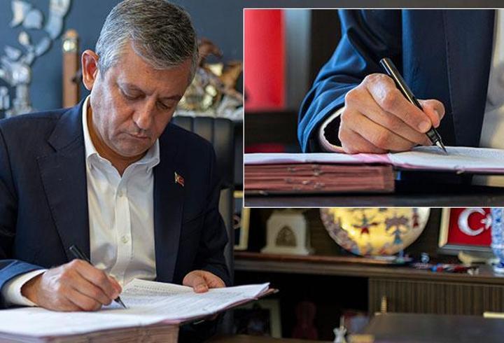 SON DAKİKA... Özgür Özel CHP'den istifa etti! Yeni Parti'nin kuruluş evraklarını imzaladı