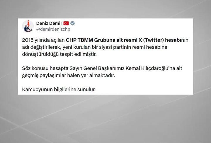 CHP ile Yeni Parti arasındaki ilk polemik sanal medya hesabından