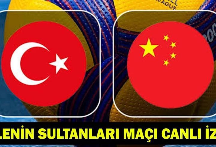 FİLENİN SULTANLARI MAÇI CANLI İZLE | Türkiye Çin Voleybol Maçı TRT 1 Şifresiz Canlı Yayın İzleme Ekranı: Milletler Ligi Yarı Final Maçı