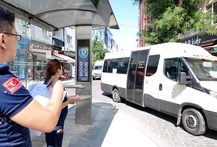 Lüleburgaz'da klima açmayan yolcu minibüsü sürücülerine ceza