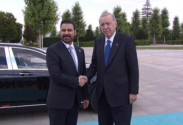 Irak Başbakanı Ankara'da! Cumhurbaşkanı Erdoğan tarafından resmi törenle karşılanıyor