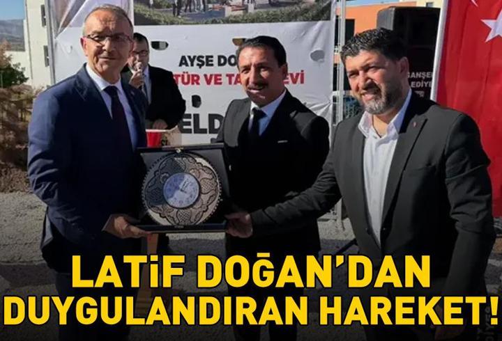 Latif Doğan'dan Duygulandıran Hareket! Malatya'ya Kültür Ve Taziye Evi