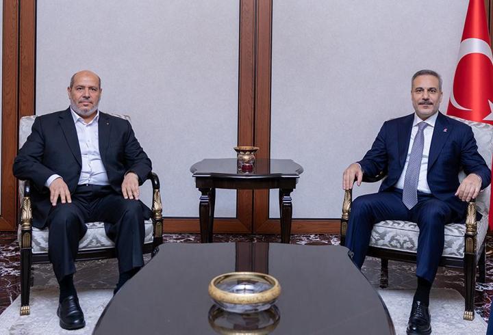 Bakan Fidan, Hamas lideri Halil el-Hayye ile görüştü