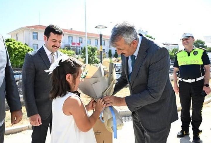 Vali Sezer’den Enez Kaymakamı Fırat’a ziyaret