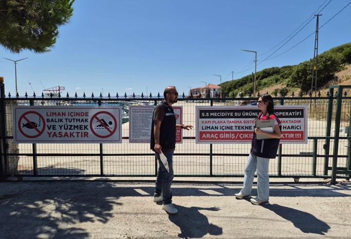 Edirne’de balıkçı barınakları incelendi