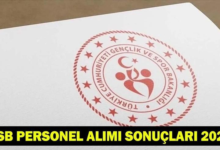 Gençlik ve Spor Bakanlığı personel alımı sonuçları açıklandı mı, ne zaman açıklanacak?
