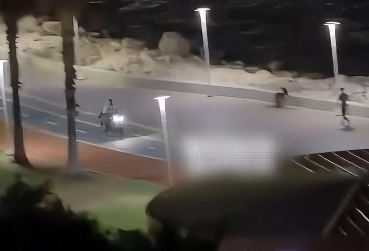 Bisiklet ve yaya yolunda motosiklet kullanan aday sürücünün ehliyeti iptal edildi