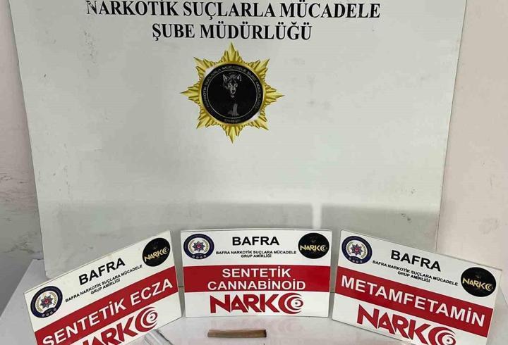 Bafra’da uyuşturucu operasyonu: 2 tutuklama