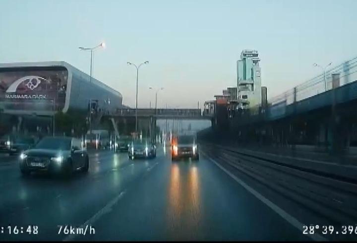 Beylikdüzü'nde trafikte makas atan sürücüye 96 bin lira ceza