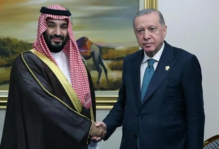 Cumhurbaşkanı Erdoğan, Suudi Arabistan Veliaht Prensi Selman ile görüştü