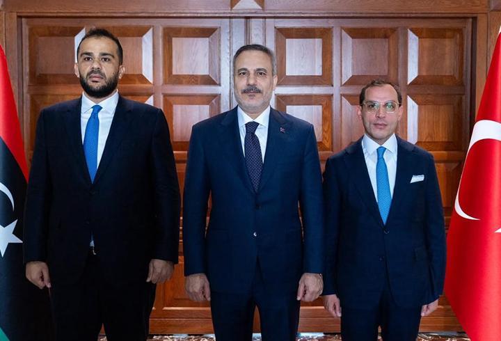 Dışişleri Bakanı Hakan Fidan, Libya Savunma Bakan Vekili Zubi ile görüştü
