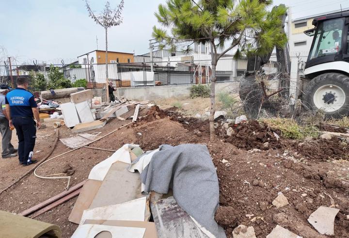 İşgal edilen kamu arazisi temizlendi