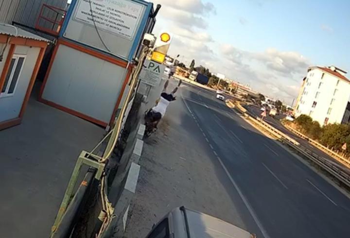 Yeni aldığı motosikletle kaza yapan Utku öldü; o anlar kamerada