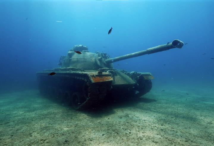 Saros Körfezi'ndeki tank batığı, dalış tutkunlarının gözdesi oldu