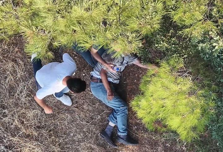 Kayıp huzurevi sakini dron ile yapılan aramada ormanda bulundu