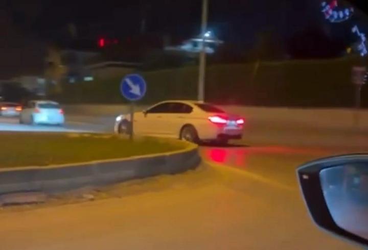 Otomobille drift atan aday sürücüye 140 bin lira ceza; sürücü belgesi iptal edildi