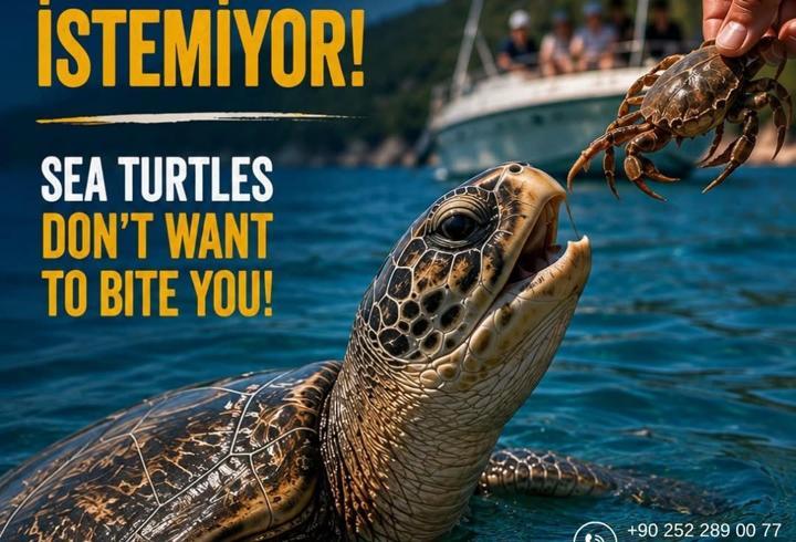 Prof. Dr. Kaska: Caretta carettaları beslemeyin, dokunmayın, fotoğraf için yaklaşmayın
