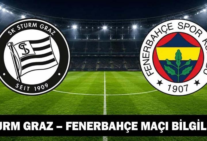 STURM GRAZ FENERBAHÇE MAÇI HANGİ KANALDA? Fenerbahçe maçı saat kaçta, şifreli mi, şifresiz mi yayınlanacak? Sturm Graz – Fenerbahçe maç kadrosu: FB Şampiyonlar Ligi 3. eleme turu rövanşında!