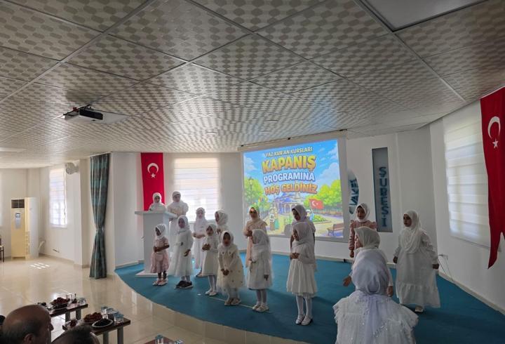 Kale'de yaz Kur'an kursları kapanış programı gerçekleştirildi