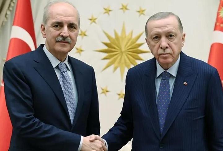 SON DAKİKA HABERİ: Cumhurbaşkanı Erdoğan, TBMM Başkanı Kurtulmuş'u kabul etti