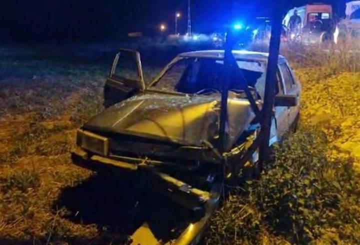 Çorum'da kazada yaralanan sürücü 2.86 promil alkollü çıktı