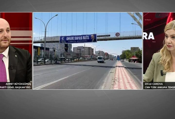 Cumhurbaşkanı Erdoğan'a, Kürtçe pankartla teşekkür