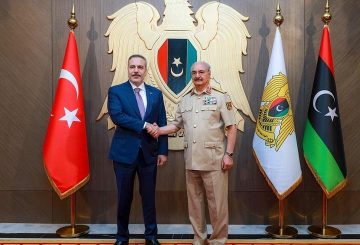 Dışişleri Bakanı Hakan Fidan'dan Bingazi temasları