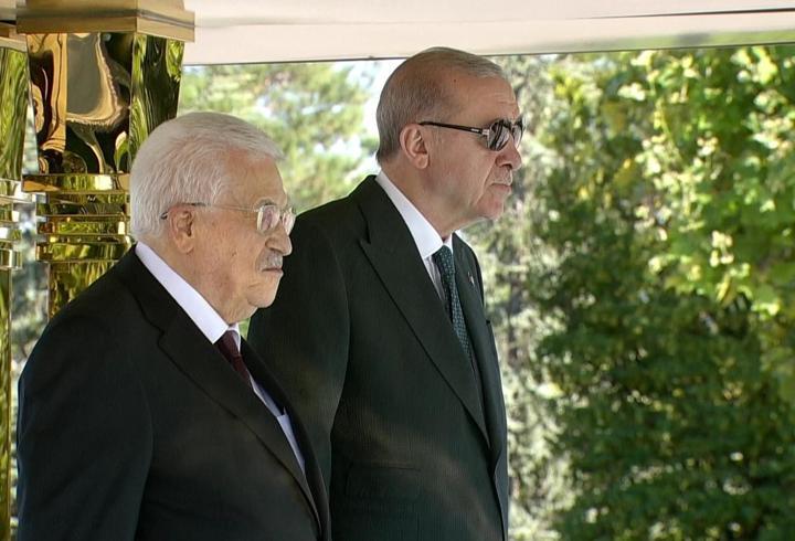 SON DAKİKA | Cumhurbaşkanı Erdoğan, Mahmud Abbas'ı resmi törenle karşılıyor