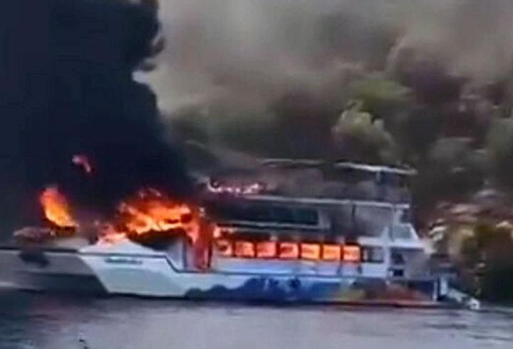 Son dakika haberi... Fethiye'de can pazarı: Tekne yandı, 115 yolcu suya atladı