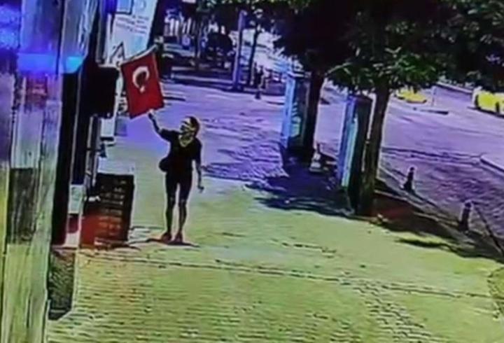 Muğla'da Türk bayrağını yakan kişi tutuklandı