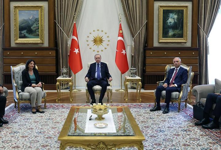 Cumhurbaşkanı Erdoğan, DEM Parti İmralı heyetini kabul etti