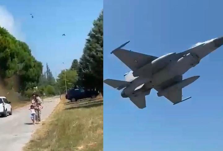 Yalova'daki F-16 kazasında yeni görüntü