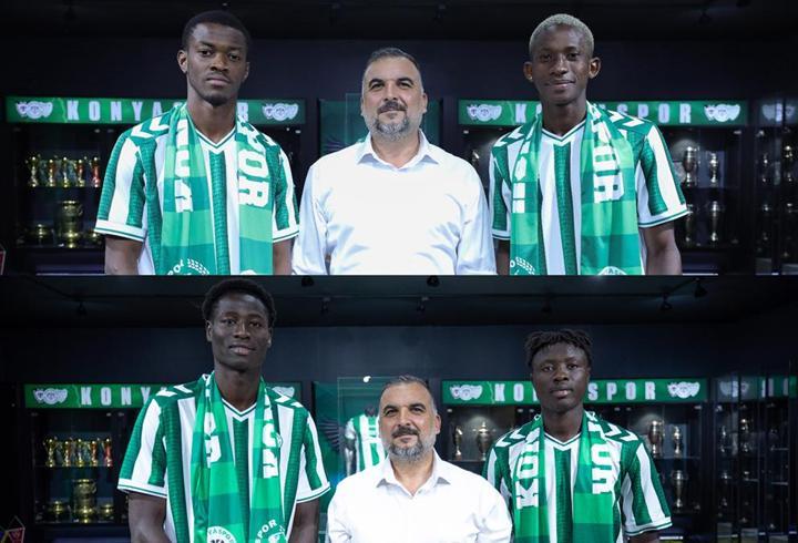 Konyaspor, 4 yeni futbolcusuyla sözleşme imzaladı