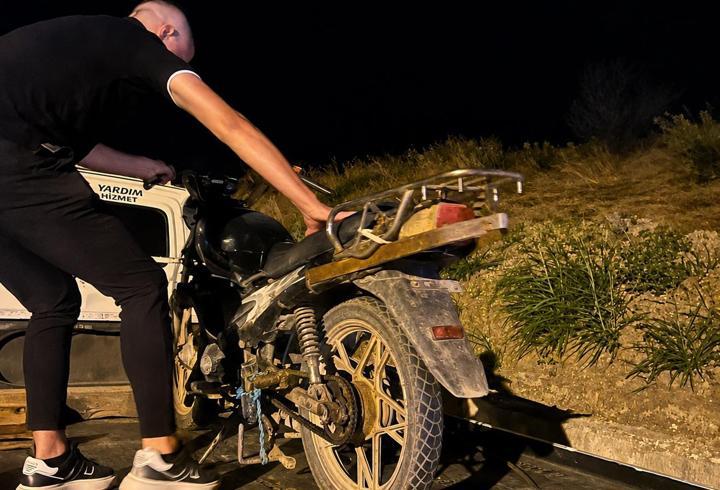 Plakasız hurda motosikletin ehliyetsiz sürücüsüne 88 bin 500 lira ceza