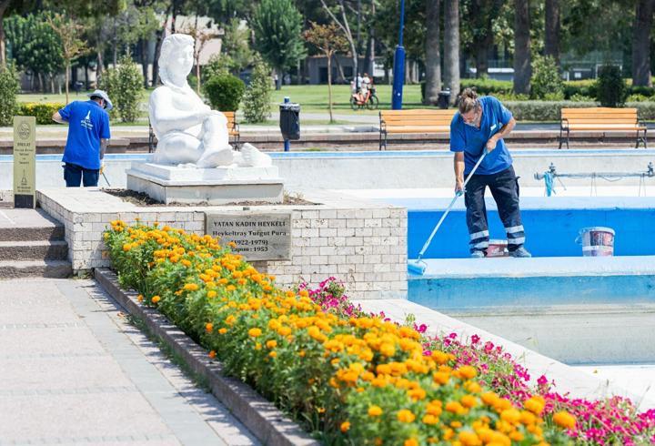95. İzmir Enternasyonal Fuarı öncesi Kültürpark’ta hazırlıklar hız kazandı
