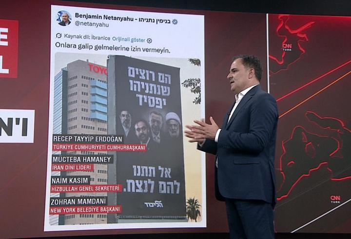 İsrail'de Skandal Afiş: Netanyahu yine Cumhurbaşkanı Erdoğan'ı hedef aldı