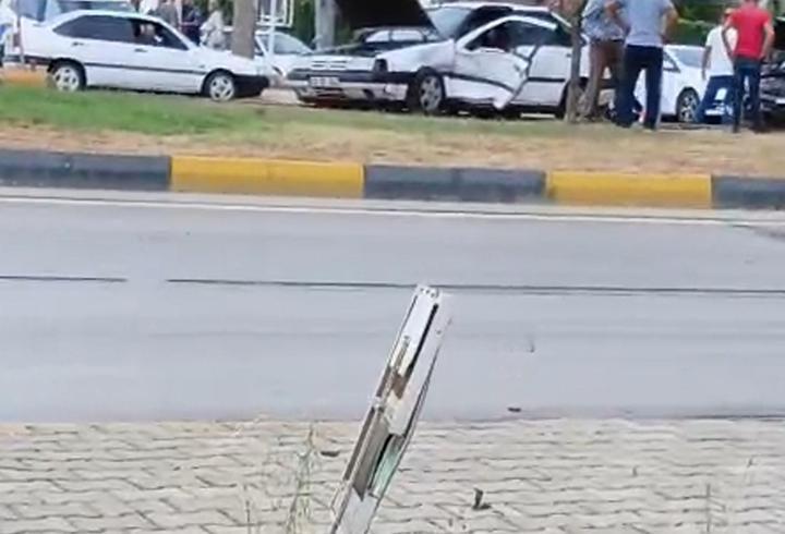 Eğirdir'de zincirleme kaza