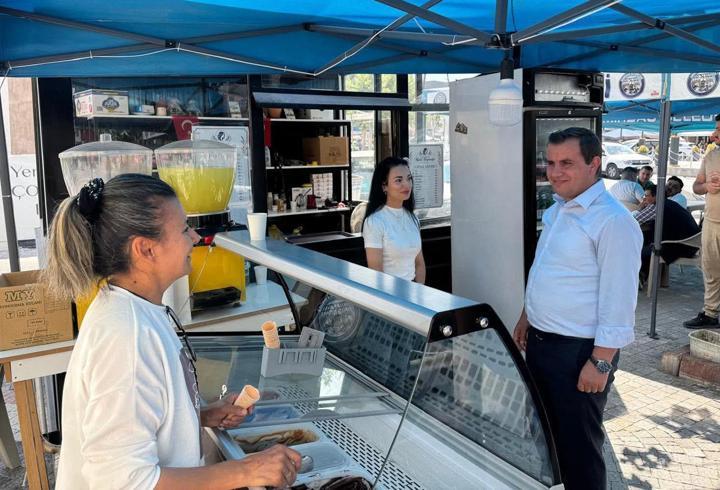 Kaymakam Topaca’dan esnaf ziyareti