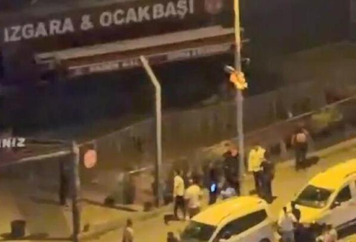 Esenyurt'ta yerde yatan kişiyi dakikalarca tekme tokat darbettiler